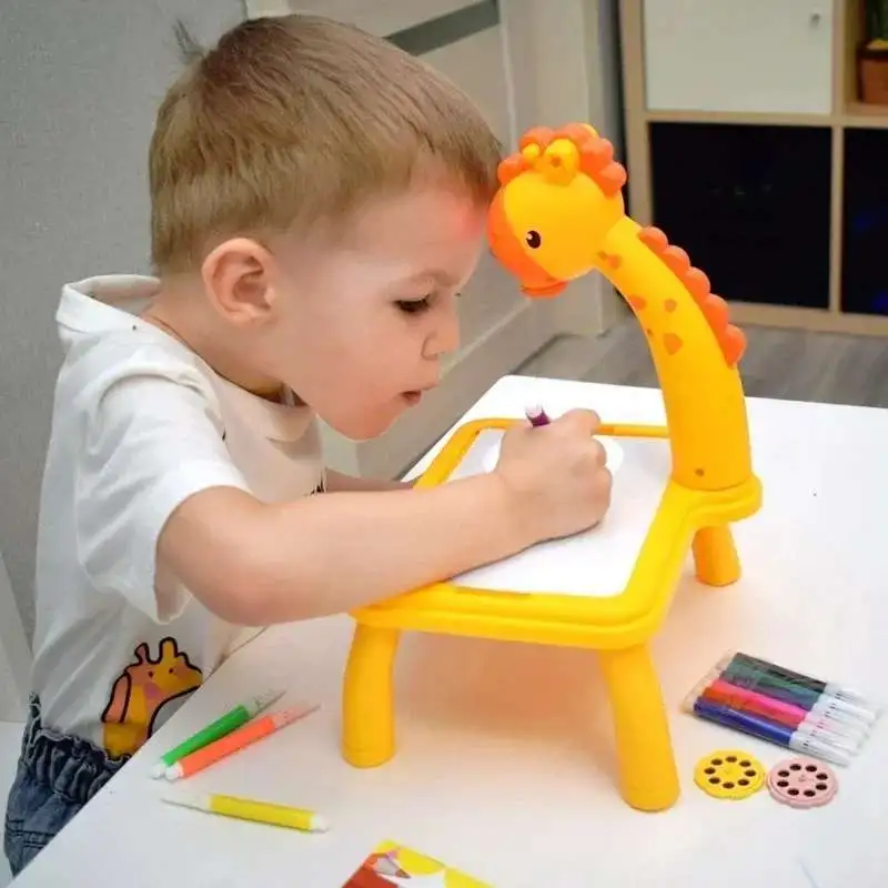 Drawing Table with projector